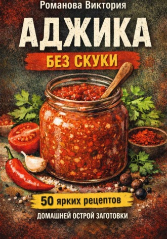 Романова Виктория. Аджика без скуки: 50 ярких рецептов домашней острой заготовки