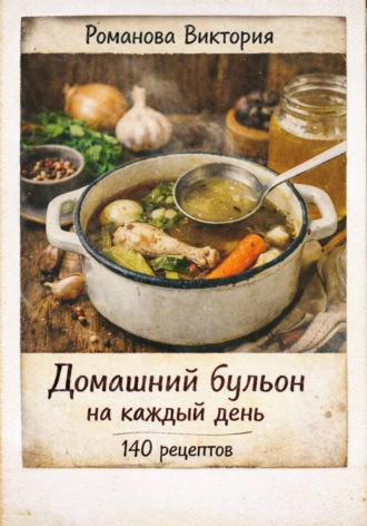 Романова Виктория. Домашний бульон на каждый день: база для супов, соусов и горячих блюд