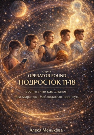 Алеся Менькова. OPERATOR FOUND: Подросток 11-18. РЕБЕНОК 0–11. Воспитание как диалог два мира, два Наблюдателя, один путь.