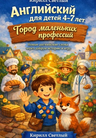 Кирилл Светлый. Английский для детей 4-7 лет Город маленьких профессий