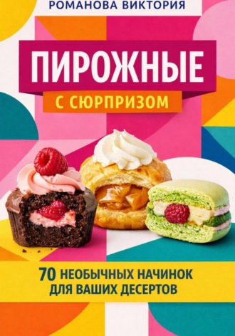 Романова Виктория. Пирожные с сюрпризом: 70 необычных начинок для ваших десертов