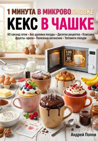 . 1 минута в микроволновке: кекс в чашке