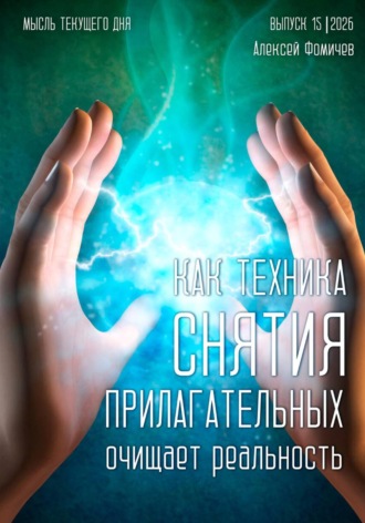 Алексей Фомичев. Как техника «снятия прилагательных» очищает реальность