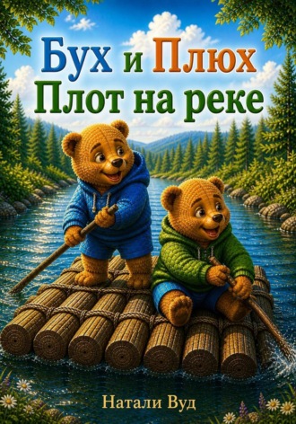 . Бух и Плюх. Плот на реке