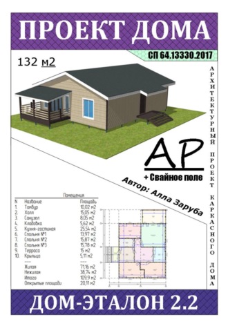 . АР проект каркасного дома 