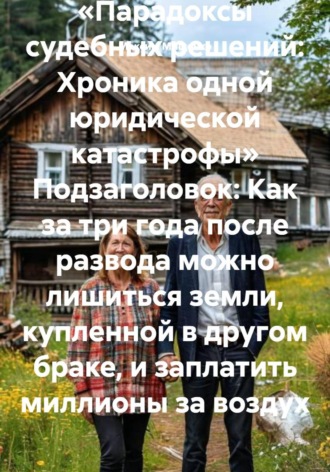 Максим Мищенко. «Парадоксы судебных решений: Хроника одной юридической катастрофы» Подзаголовок: Как за три года после развода можно лишиться земли, купленной в другом браке, и заплатить миллионы за воздух