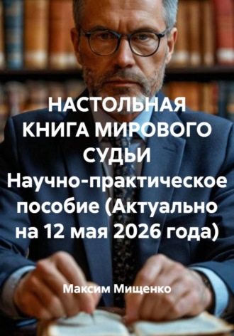 . НАСТОЛЬНАЯ КНИГА МИРОВОГО СУДЬИ Научно-практическое пособие (Актуально на 12 мая 2026 года)