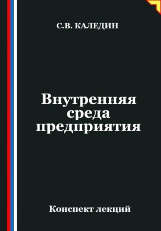 . Внутренняя среда предприятия