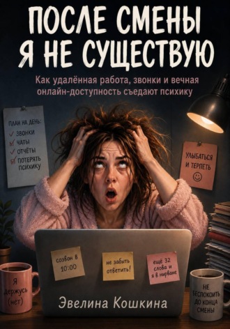 Эвелина Кошкина. После смены я не существую. Как удалённая работа, звонки и вечная онлайн-доступность съедают психику