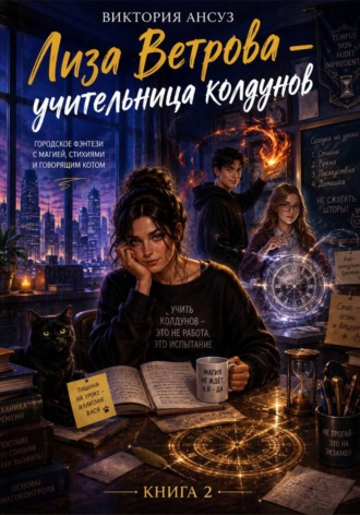. Лиза Ветрова - учительница колдунов. Городское фэнтези с магией, стихиями и говорящим котом.