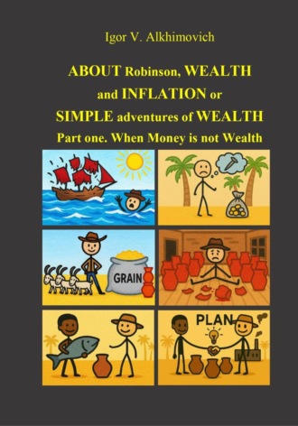 Игорь Валерьевич Альхимович. ABOUT Robinson, WEALTH AND INFLATION Or Simple Adventures of Wealth. Part one. Money is not wealth