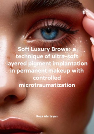 Roza Alvrtsyan. Soft Luxury Brows:  a technique of ultra-soft layered pigment implantation in permanent makeup with controlled microtraumatization