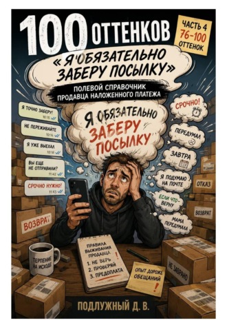 Дмитрий Подлужный. 100 оттенков «Я обязательно заберу посылку». Полевой справочник продавца наложенного платежа. Часть 4. 76-100 оттенок