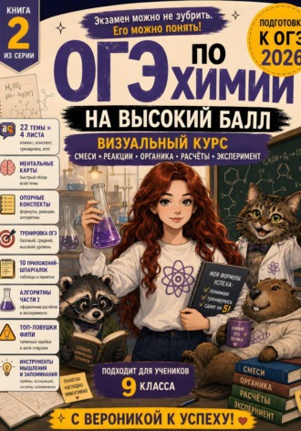 Александр Деркач. ОГЭ по химии на высокий бал. Визуальный экспресс-курс. Книга 2. Часть 1. Серия «С Вероникой к успеху»