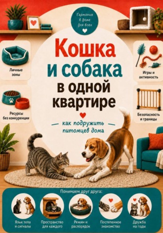 Анна Бережина. Кошка и собака в одной квартире: как подружить питомцев дома