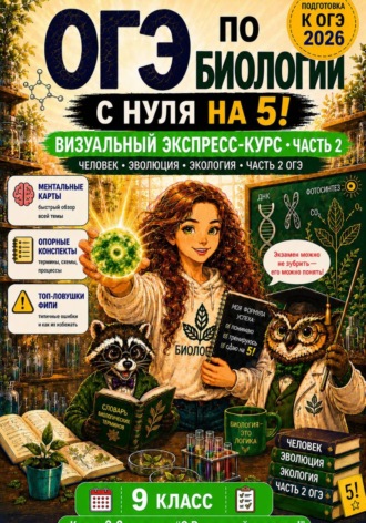 Александр Деркач. ОГЭ. Биология с нуля на 5. Визуальный экспресс-курс. Часть 2