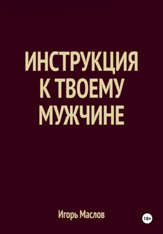 Игорь Маслов. Инструкция к твоему мужчине