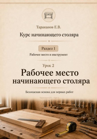 Евгений Тараканов. Курс начинающего столяра. Урок 2. Рабочее место начинающего столяра