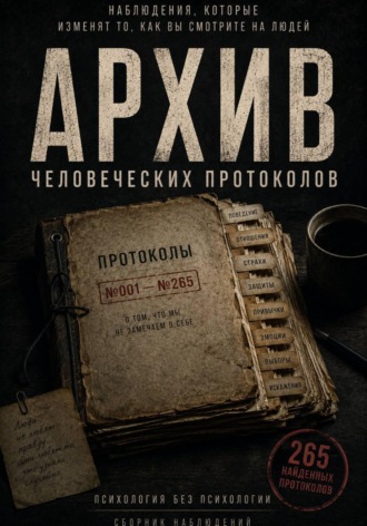 Артём Чубенко. Протокол наблюдений за человеком