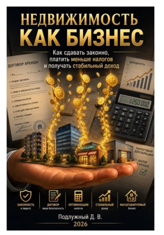 Дмитрий Подлужный. Недвижимость как бизнес. Как сдавать законно, платить меньше налогов и получать стабильный доход