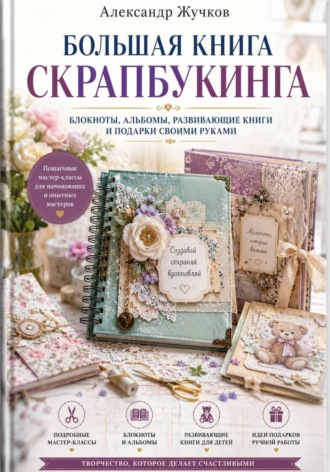 Александр Жучков. Большая книга скрапбукинга: блокноты, альбомы, развивающие книги и подарки своими руками