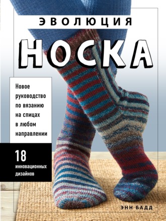 Энн Бадд. Эволюция носка. Новое руководство по вязанию на спицах в любом направлении. 18 инновационных дизайнов