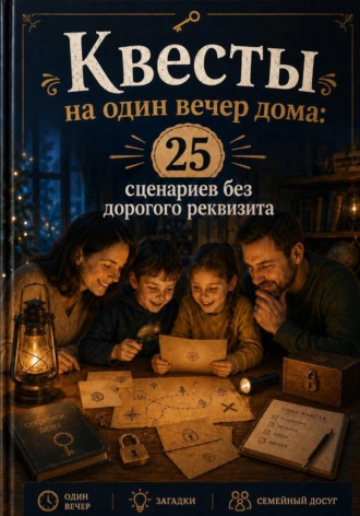 Роман Рассказов. Квесты на один вечер дома. 25 сценариев без дорогого реквизита