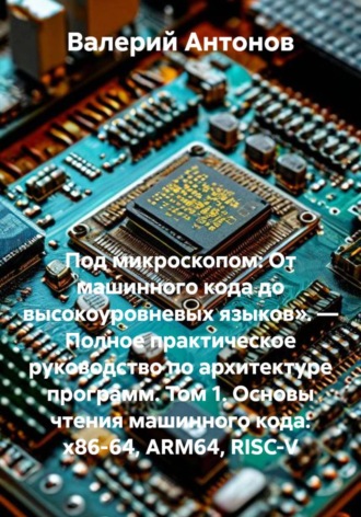 Валерий Антонов. Под микроскопом: От машинного кода до высокоуровневых языков». — Полное практическое руководство по архитектуре программ. Том 1. Основы чтения машинного кода: x86-64, ARM64, RISC-V