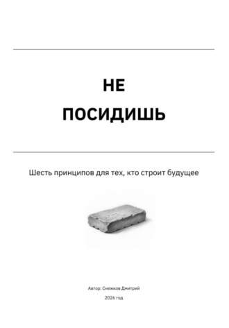Дмитрий Снежков. Не посидишь