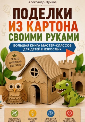 . Поделки из картона своими руками. Большая книга мастер-классов для детей и взрослых