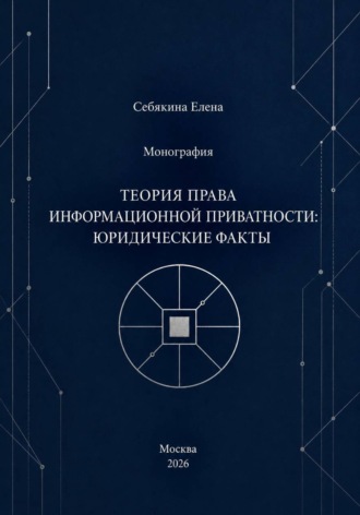 . Монография. Теория права информационной приватности: юридические факты