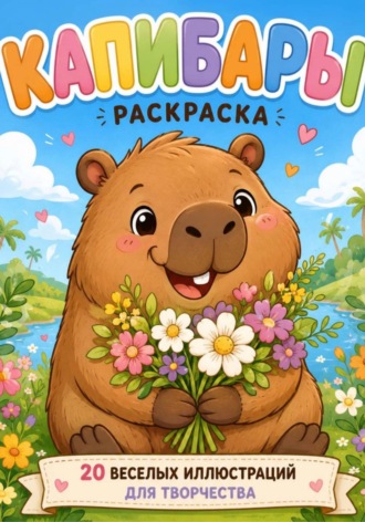 . Раскраски из жизни Капибар