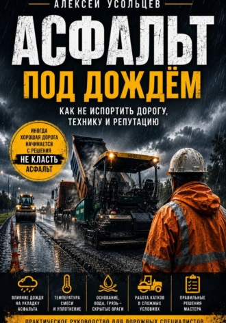 Алексей Усольцев. Асфальт под дождём : как не испортить дорогу, технику и репутацию