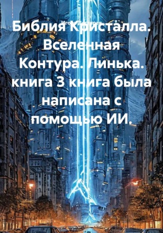. Библия Кристалла. Вселенная Контура. Линька. книга 3 книга была написана с помощью ИИ.