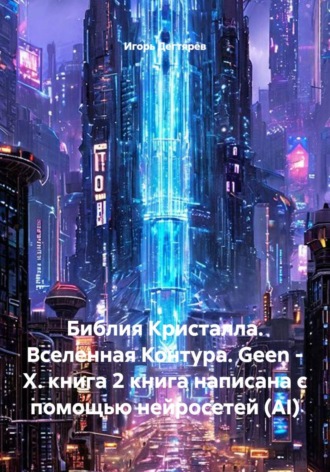 Игорь Дегтярев. Библия Кристалла. Вселенная Контура. Geen - X. книга 2 книга написана с помощью нейросетей (AI)