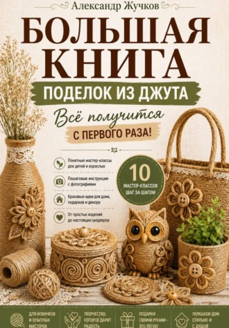 Александр Жучков. Большая книга поделок из джута. Всё получится с первого раза!