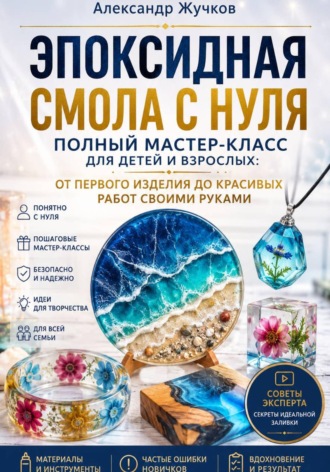 Александр Жучков. Эпоксидная смола с нуля. Полный мастер-класс для детей и взрослых: от первого изделия до красивых работ своими руками