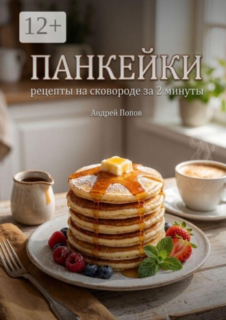 Андрей Попов. Панкейки: рецепты на сковороде за 2 минуты