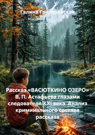 Галина Григоревская. Рассказ «ВАСЮТКИНО ОЗЕРО» В. П. Астафьева глазами следователя ХХI века  Анализ криминального состава рассказа
