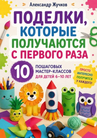 Александр Жучков. Поделки, которые получаются с первого раза. 10 пошаговых мастер-классов для детей 6–10 лет
