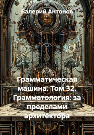 Валерий Антонов. Грамматическая машина. Том 32. Грамматология: за пределами архитектора