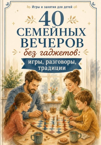 Роман Рассказов. 40 семейных вечеров без гаджетов - игры, разговоры, традиции
