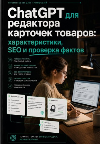 Агния Ратникова. ChatGPT для редактора карточек товаров: характеристики, SEO и проверка фактов