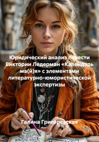 Галина Григоревская. Юридический анализ повести Виктории Ледерман «Календарь ма(й)я» с элементами литературно-юмористической экспертизы