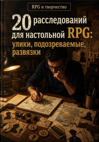 Артём Лисов. 20 расследований для настольной RPG: улики, подозреваемые, развязки