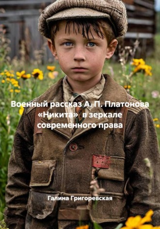 . Военный рассказ А. П. Платонова «Никита»  в зеркале современного права