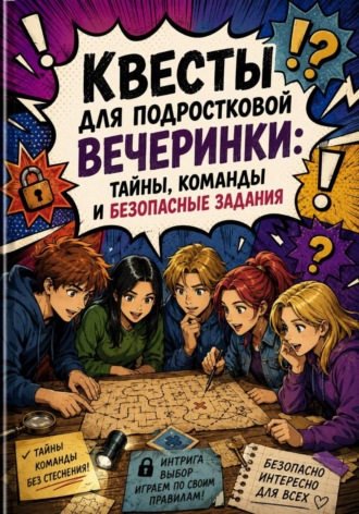 Роман Рассказов. Квесты для подростковой вечеринки: тайны, команды и безопасные задания