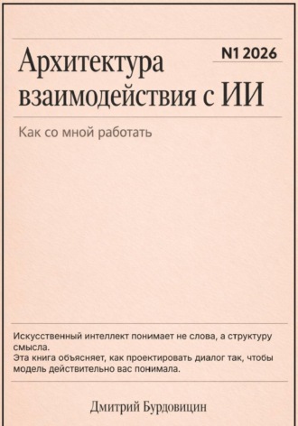 Дмитрий Бурдовицин. Архитектура взаимодействия с ИИ