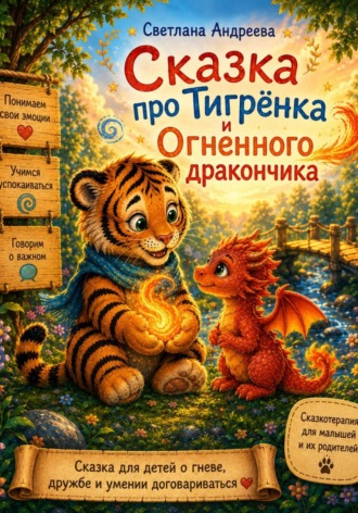 Светлана Андреева. Сказка про Тигренка и  Огненного Дракончика
