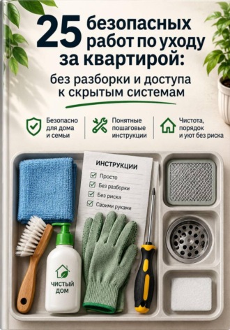 Антон Ладин. 25 безопасных работ по уходу за квартирой: без разборки и доступа к скрытым системам